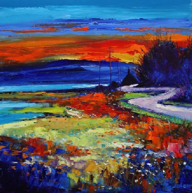 Early Dawnlight at Aros Isle of mull 24x24  SOLD